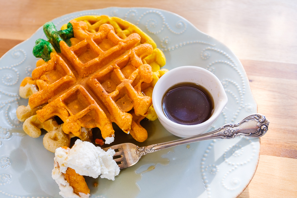 halloween waffle, pumpkin waffle