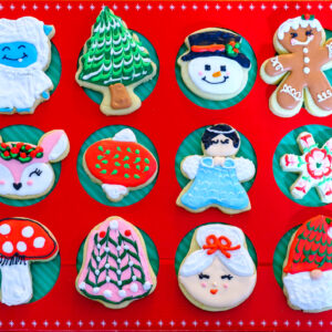 christmas cookie advent calendar