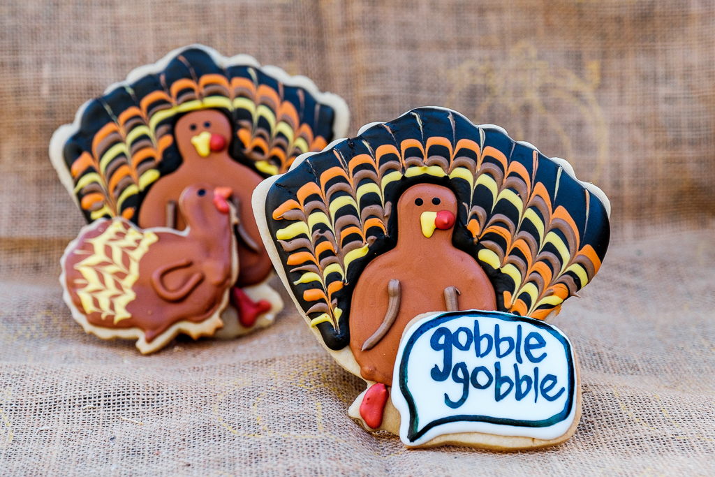 thanksgiving turkeys cookies